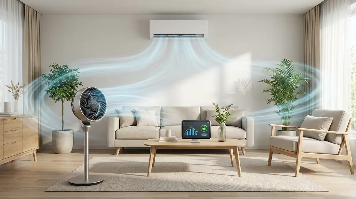 サーキュレーターとエアコン併用で電気代はいくら節約できる?