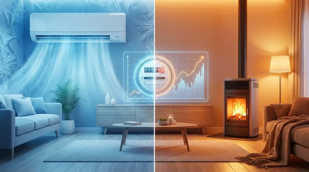 冷房と暖房ではどちらの電気代が高い?