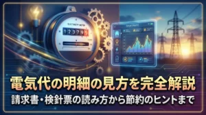 電気代の明細の見方を完全解説｜請求書・検針票の読み方から節約のヒントまで