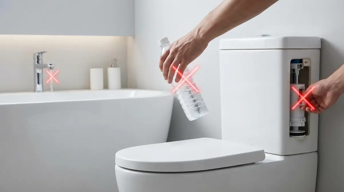 【絶対NG】やってはいけないトイレ節水法3つ